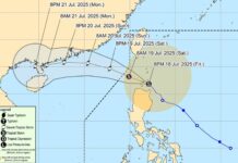 Tropical Storm Crising Update From PAGASA As Of 11 PM, Friday