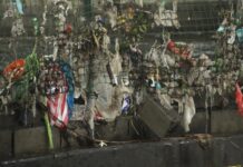 Garbage Items Still Hanging Along Quezon City Streets After Floodwaters Subside