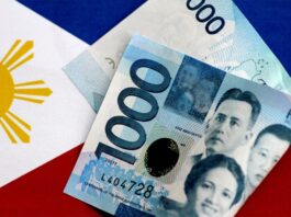 Philippine peso falls the most; Asian currencies steady