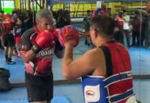PNP Chief Torre Starts Training for Possible Boxing Match w/ Baste Duterte