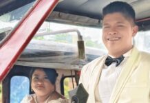 Newlyweds in Quezon Ride Tricycle to Church to Save on Wedding Costs