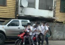 5 High School Students Spotted Crammed on One Motorcycle in Iloilo