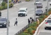 Group of Students Caught Jaywalking in Iloilo