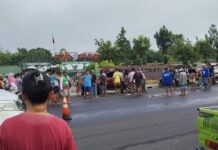 Elementary School Principal Shot in Front of Campus in Midsayap, Cotabato