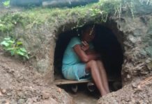 Resident in Sapian Builds ‘Sulakob’ Shelter Out of Fear of Typhoon Opong