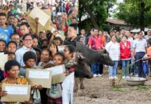 Bongbong Marcos Speaks to Aeta Communities during Aid Distribution in Pampanga