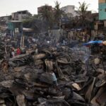 Drone footage shows residential area gutted after fire in Malabon City