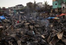 Drone footage shows residential area gutted after fire in Malabon City