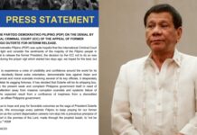 Duterte’s Political Party PDP Reacts To ICC Interim Release Decision