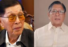 President Bongbong Marcos Pays Tribute To Juan Ponce Enrile