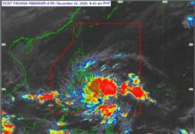 PAGASA: LPA Develops Into Tropical Depression Verbena