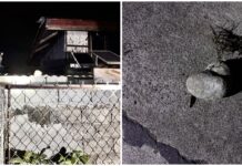 Some Residents Rushed to Barangay Hall After Their Homes Were Showered w/ Stones Again