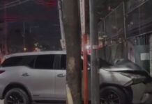 SUV Crashes Into UST Hospital Gate, 1 Woman Injure
