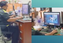 Tuguegarao City Hall employee seen gaming during office hours