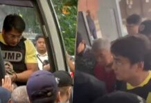 Bong Revilla Arrives in Sandiganbayan for Hearing of Transfer Motion to PNP Custodial Center