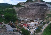 At least one killed, dozens missing in landfill collapse in Cebu