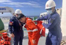 Rescued Seamen Turn Emotional After Ship Sinks at Sea