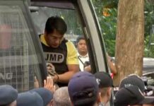 Bong Revilla Arrives at Sandiganbayan for Pre-Trial of Flood Control Case