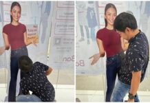 Kathryn Bernardo Standee Disrespected by Men in Cebu Bank Branch