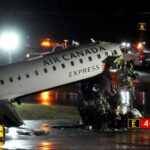 Pilot, co-pilot killed after passenger jet hits ground fire truck at New York’s LaGuardia airport