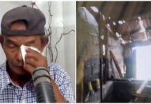 Elderly Father Seeks Help After Being Left by Wife to Raise Two Children Alone