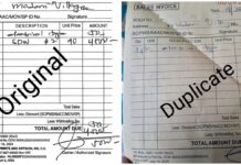 Customer Criticizes Lineman Over Alleged Receipt Tampering & Overcharging