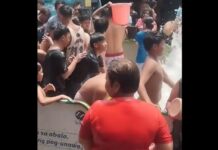 Tondo Street Turns Into “Instant Resort” After Water Pipeline Break