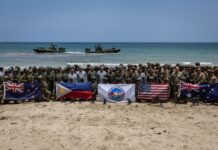 Philippines and US stage counter-landing drills with allies near South China Sea