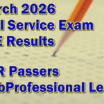 Civil Service Exam Result March 2026 – NCR Passers (SubProfessional)