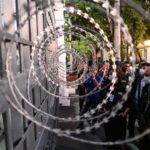 Philippine law enforcement agents gather outside Senate building, official says