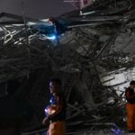 At least one dead in Philippine building collapse, 21 people missing