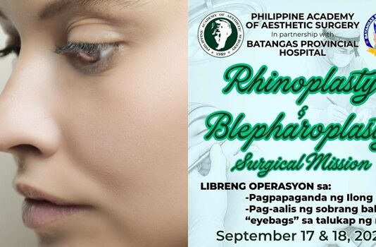 Batangas Public Hospital Offers Free Rhinoplasty and Eyelid Surgery