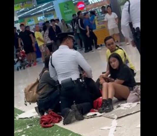 2 Teenagers Injured After Ceiling Collapsed at Mall in Muntinlupa