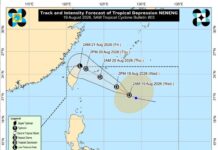 PAGASA: Tropical Depression Neneng Slightly Intensifies