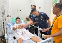 Injured Camarines Sur Police Officer Receives Medal for Bravery