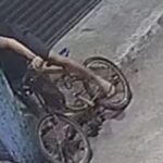 Bicycle Rider Caught on CCTV Stealing Water Meter in Caloocan