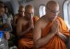 Buddhist Monks Take to the Skies as Sri Lanka Battles Severe Drought