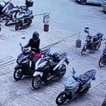 Man Caught on CCTV Stealing Helmet From Parked Motorcycle in Puerto Princesa
