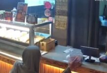 Man Caught on CCTV Taking Tip Box From Pizza Parlor in Antipolo