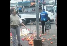 Fruit Vendor Throws Away Goods After Authorities Confiscate Them
