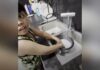 First Attempt of 9-Year-Old Boy at Cooking Rice Ends in Laughter