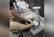 First Attempt of 9-Year-Old Boy at Cooking Rice Ends in Laughter