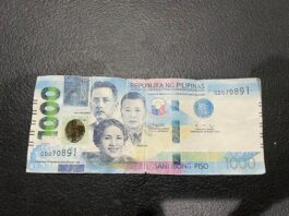 Gas Station Attendant Receives Suspected Fake P1,000 Bill From Customer