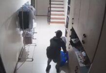 Thief Caught on CCTV Stealing Valuables & Rosary from Rizal Home