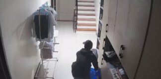 Thief Caught on CCTV Stealing Valuables & Rosary from Rizal Home